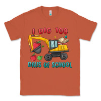 Copper i dig 100 days of school excavator Classic Tee - MaliasSmallBusiness