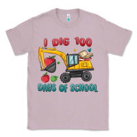 Lilac i dig 100 days of school excavator Classic Tee - MaliasSmallBusiness