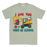 Matcha i dig 100 days of school excavator Classic Tee - MaliasSmallBusiness