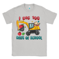 Moon Dust i dig 100 days of school excavator Classic Tee - MaliasSmallBusiness