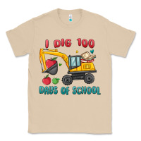 Mushroom i dig 100 days of school excavator Classic Tee - MaliasSmallBusiness