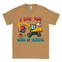 Toasted Coconut i dig 100 days of school excavator Classic Tee - MaliasSmallBusiness