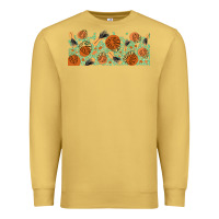 Antique Gold boho plant Premium Sweatshirt - TumblerDesignByShophia