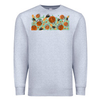 Heather Grey boho plant Premium Sweatshirt - TumblerDesignByShophia