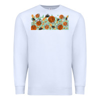 White boho plant Premium Sweatshirt - TumblerDesignByShophia