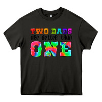 Asphalt two dads are better than one Heavy Core Tee - HRA Design Shop