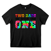 Black two dads are better than one Heavy Core Tee - HRA Design Shop