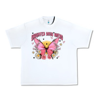 White brighter days ahead Urban Heavy Tee - MaliasSmallBusiness