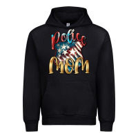 Black Police Mom Urban Hoodie - FaDigitalArtStudio
