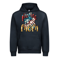 Navy Police Mom Urban Hoodie - FaDigitalArtStudio