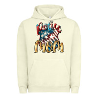 Pigment Pistachio Police Mom Urban Hoodie - FaDigitalArtStudio