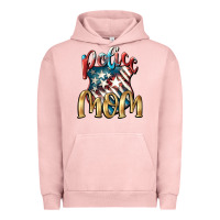 Pigment Salmon Police Mom Urban Hoodie - FaDigitalArtStudio