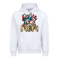 White Police Mom Urban Hoodie - FaDigitalArtStudio
