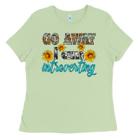 Matcha go away i am introvering Ladies Tee - HRA Design Shop