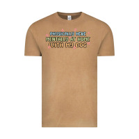 Vintage Camel physically here mentally at home with my dog Vintage Tee - MaliasSmallBusiness