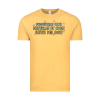 Vintage Mustard physically here mentally at home with my dog Vintage Tee - MaliasSmallBusiness