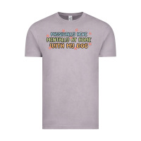 Vintage Zinc physically here mentally at home with my dog Vintage Tee - MaliasSmallBusiness