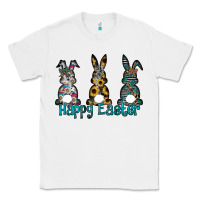 White Happy Easter Classic Tee - CowhideDigitalArt