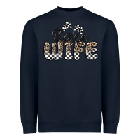 Navy race wife Heavyweight Sweatshirt - MaliasSmallBusiness