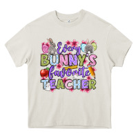 Cream Easter Day Every bunny's favorite Teacher Heavy Core Tee - OliviaCreatesArt