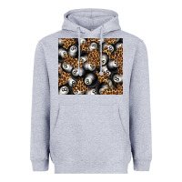 Heather Grey pool with leopard tumbler tbs Heavyweight Hoodie - TumblerDesignByShophia