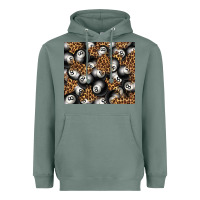 Sage pool with leopard tumbler tbs Heavyweight Hoodie - TumblerDesignByShophia