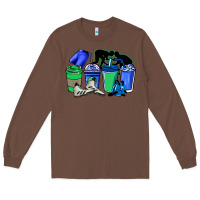 Chestnut wrestling coffee cups Long Sleeve Tee - NancyCooperArtShop