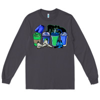 Smoke wrestling coffee cups Long Sleeve Tee - NancyCooperArtShop