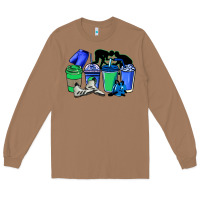 Toasted Coconut wrestling coffee cups Long Sleeve Tee - NancyCooperArtShop