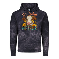 Cloud Black heifer with sunflowers Vintage Hoodie - LillyAllenDesigns