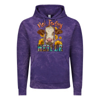 Cloud Purple heifer with sunflowers Vintage Hoodie - LillyAllenDesigns