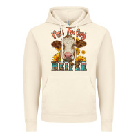 Vintage Artic heifer with sunflowers Vintage Hoodie - LillyAllenDesigns