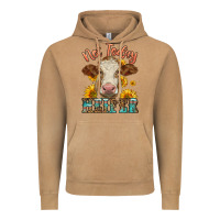 Vintage Camel heifer with sunflowers Vintage Hoodie - LillyAllenDesigns