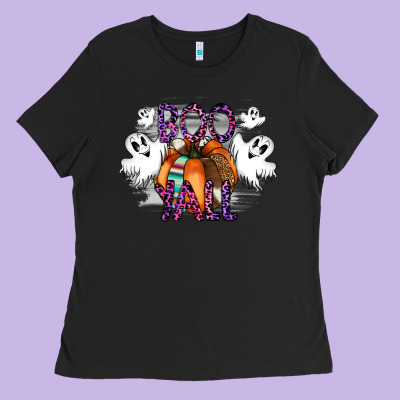 Boo Yall Ladies Tee Designed By Cowhidedigitalart