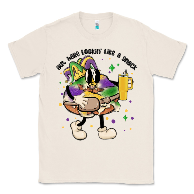Out Here Lookin Like A Snack King Cake Mardi Gras Classic Tee by MaliasSmallBusiness | Teevron
