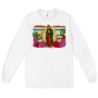 White western our lady of Guadalupe Long Sleeve Tee - JahusDesignShop