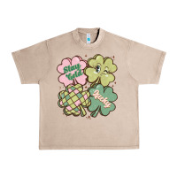 French Oak st patricks day clover Urban Heavy Tee - MaliasSmallBusiness