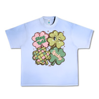 Grape Ice st patricks day clover Urban Heavy Tee - MaliasSmallBusiness