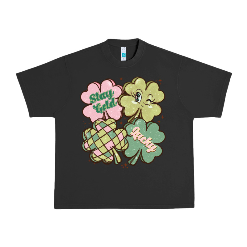St Patricks Day Clover Urban Heavy Tee by MaliasSmallBusiness | Teevron