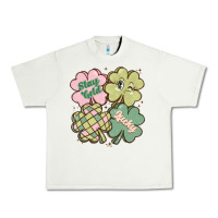 Pistachio st patricks day clover Urban Heavy Tee - MaliasSmallBusiness