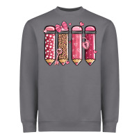 Storm valentine' day teacher school pencils Heavyweight Sweatshirt - MaliasSmallBusiness