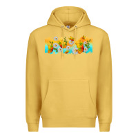 Antique Gold butterflies summer Premium Hoodie - TumblerDesignByShophia