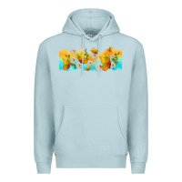 Blue Mist butterflies summer Premium Hoodie - TumblerDesignByShophia