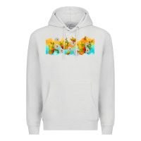 Dove Grey butterflies summer Premium Hoodie - TumblerDesignByShophia