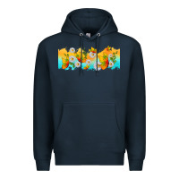 Navy butterflies summer Premium Hoodie - TumblerDesignByShophia