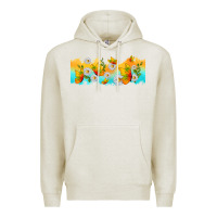 Oatmeal Heather butterflies summer Premium Hoodie - TumblerDesignByShophia