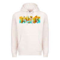 Pale Pink butterflies summer Premium Hoodie - TumblerDesignByShophia