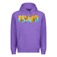 Purple butterflies summer Premium Hoodie - TumblerDesignByShophia