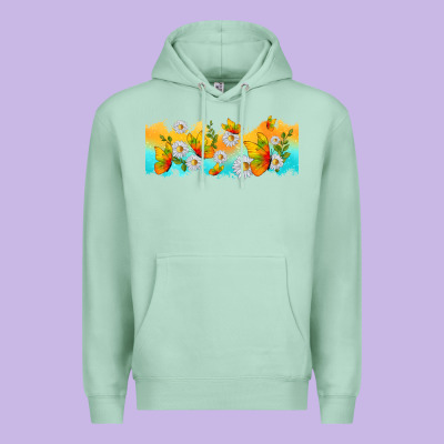 Butterflies Summer Premium Hoodie Designed By Tumblerdesignbyshophia