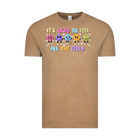 Vintage Coffee it's okay to feel all the feels Vintage Tee - MaliasSmallBusiness